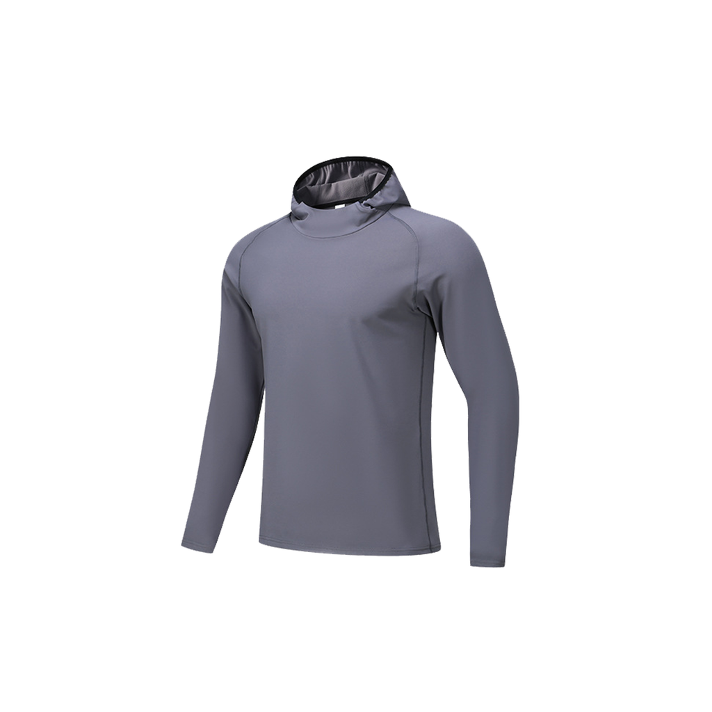 Men Workout Hooded Shirt