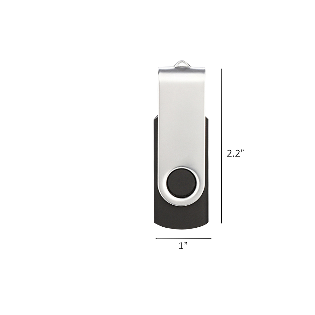 Rotating Metal USB Flash Drive