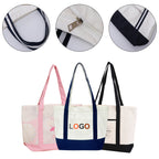 Durable Zippered Canvas Tote