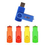 8GB Two Tone Swivel USB Memory Drive