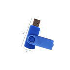 8GB Two Tone Swivel USB Memory Drive