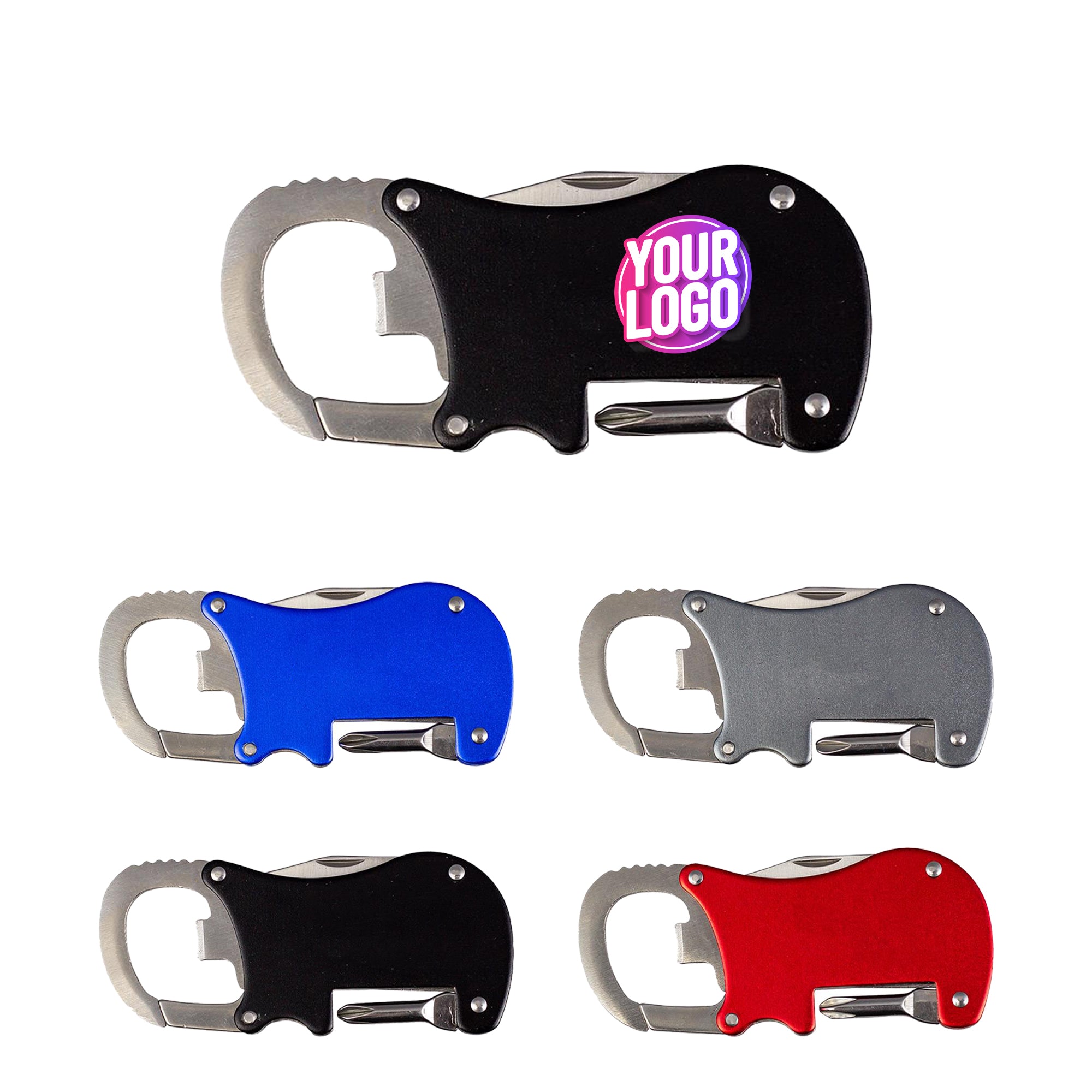Multi-Tool Carabiner Opener