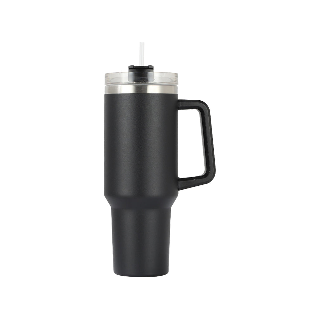 Double Wall Stainless Steel Drink Tumbler with Handle
