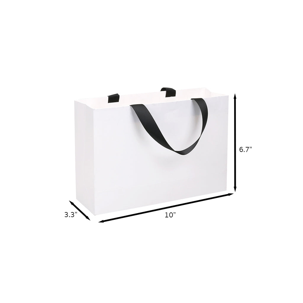 Ribbon Handle Shopping Bag