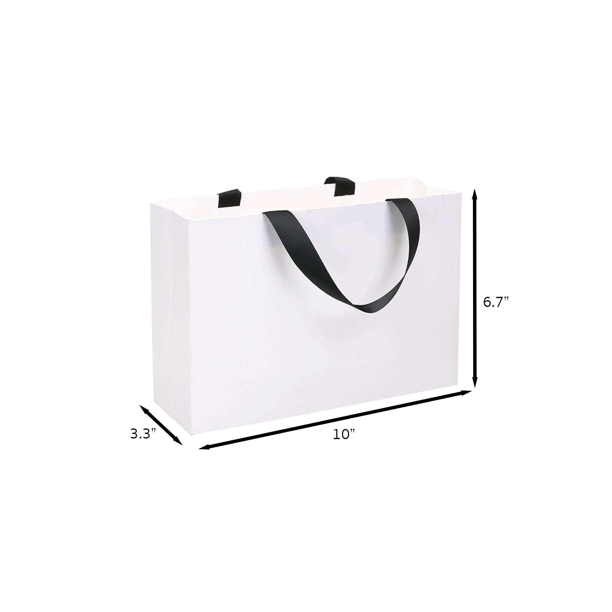 Ribbon Handle Shopping Bag