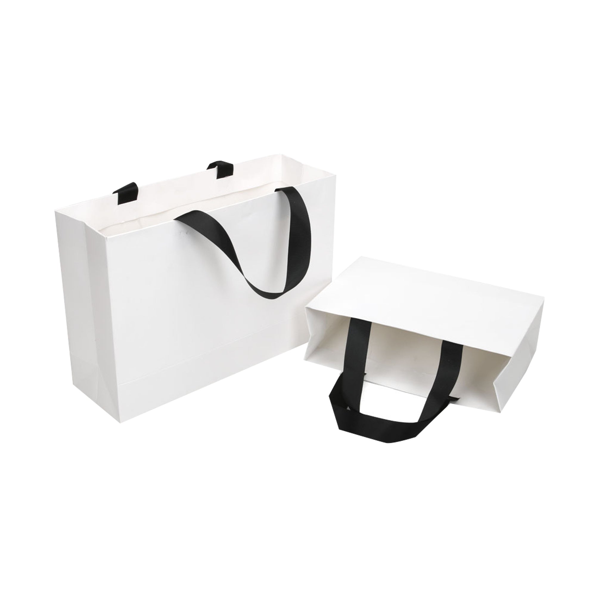 Ribbon Handle Shopping Bag